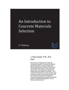 portada An Introduction to Concrete Materials Selection (in English)