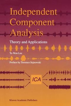portada independent component analysis: theory and applications (en Inglés)