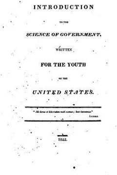 portada Introduction to the Science of Government Written for the Youth of The United States (1822)