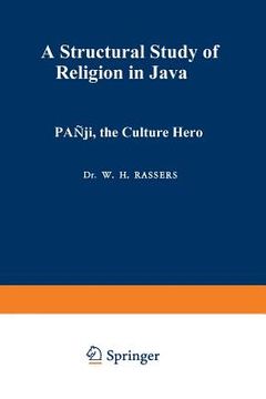 portada Pañji, the Culture Hero: A Structural Study of Religion in Java (in English)