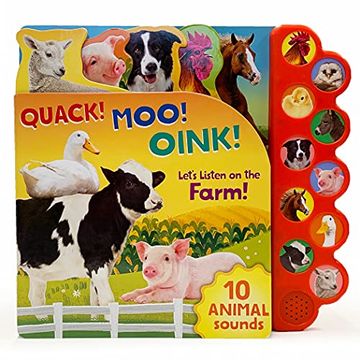 portada Quack! Moo! Oink! Let'S Listen on the Farm! (in English)