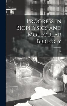 portada Progress in Biophysics and Molecular Biology; 20 (en Inglés)