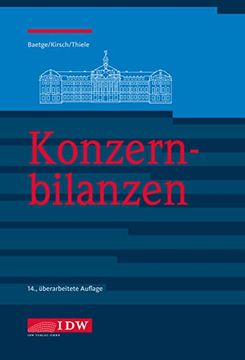 portada Konzernbilanzen, 14. Auflage (en Alemán)