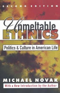portada unmeltable ethnics: politics and culture in american life (en Inglés)