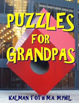 portada Puzzles for Grandpas: 133 Large Print Themed Word Search Puzzles