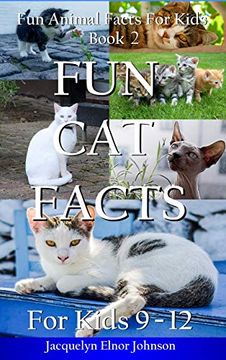 portada Fun cat Facts for Kids 9-12 (Fun Animal Facts for Kids) 