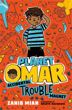 portada Accidental Trouble Magnet (Planet Omar, 1) (en Inglés)