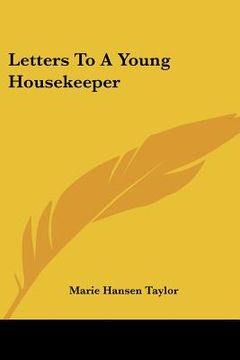 portada letters to a young housekeeper