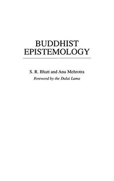 portada Buddhist Epistemology (en Inglés)