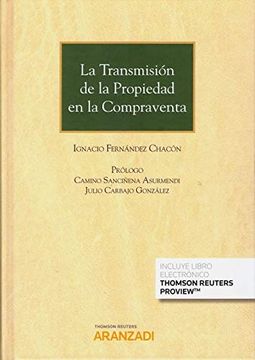 portada La Transmisión de la Propiedad en la Compraventa (in Spanish)