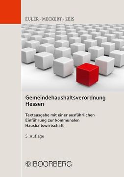 portada Gemeindehaushaltsverordnung Hessen (en Alemán)