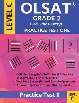 portada Olsat Grade 2 (3rd Grade Entry) Level C: Practice Test One Gifted and Talented Prep Grade 2 for Otis Lennon School Ability Test 
