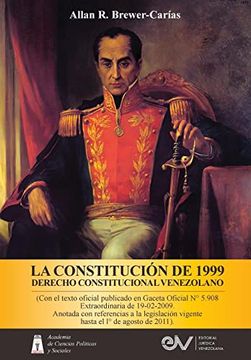 portada La Constitución de 1999. Derecho Constitucional Venezolano. 5a Edición