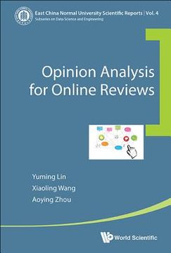 portada Opinion Analysis for Online Reviews (en Inglés)