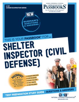 portada Shelter Inspector (Civil Defense) (C-737): Passbooks Study Guide Volume 737 (en Inglés)