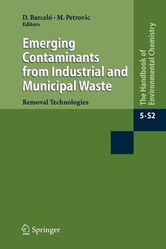 portada emerging contaminants from industrial and municipal waste: removal technologies (en Inglés)