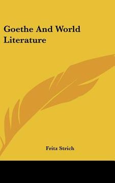 portada goethe and world literature (in English)