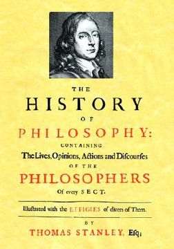 portada the history of philosophy (1701) (en Inglés)