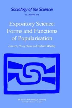 portada expository science: forms and functions of popularisation (in English)