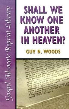 portada shall we know one another in heaven (en Inglés)