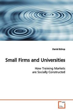 portada small firms and universities (en Inglés)