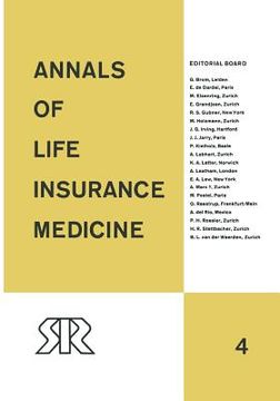 portada annals of life insurance medicine: volume 4 (en Inglés)