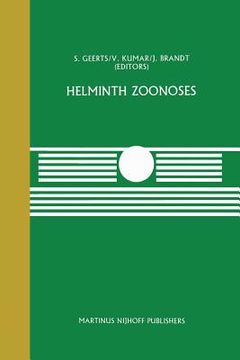 portada Helminth Zoonoses (en Inglés)