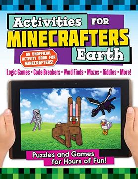 portada Activities for Minecrafters: Earth: Puzzles and Games for Hours of Fun! (in English)