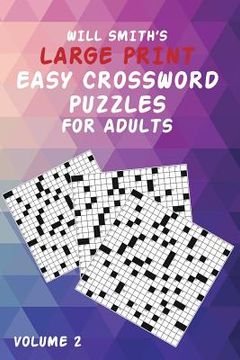 portada Will Smith Large Print Easy Crossword Puzzles For Adults- Volume 2 (en Inglés)