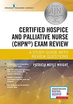 portada Certified Hospice and Palliative Nurse (Chpn®) Exam Review: A Study Guide With Review Questions (in English)