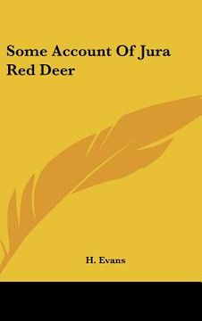 portada some account of jura red deer (en Inglés)