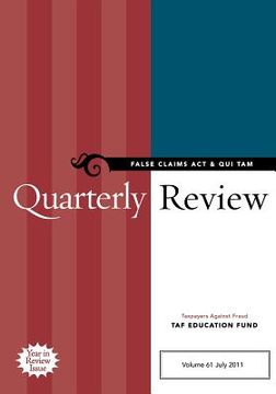 portada false claims act & qui tam quarterly review (en Inglés)