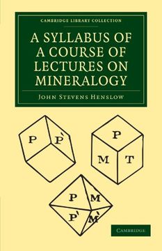 portada A Syllabus of a Course of Lectures on Mineralogy Paperback (Cambridge Library Collection - Earth Science) (en Inglés)