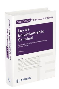 portada Ley Enjuiciamiento Criminal Comentada Jurisprudencia 10ª ed