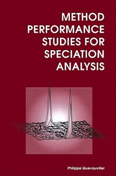 portada method performance studies for speciation analysis (en Inglés)