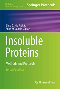 portada Insoluble Proteins: Methods and Protocols (Methods in Molecular Biology, 2406) (en Inglés)