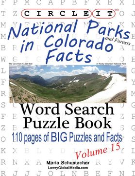portada Circle it, National Parks and Forests in Colorado Facts, Word Search, Puzzle Book