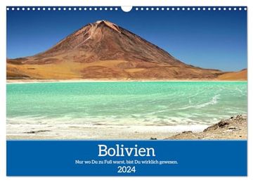 portada Bolivien - Eine Wanderreise (Wandkalender 2024 din a3 Quer), Calvendo Monatskalender: Wandern und Fotografieren in Bolivien (in German)