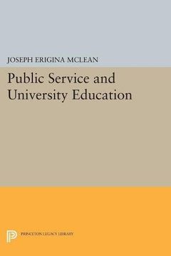 portada Public Service and University Education (Princeton Legacy Library) (en Inglés)
