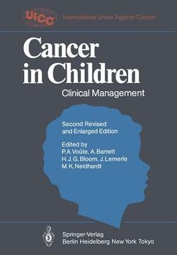 portada cancer in children: clinical management (in English)