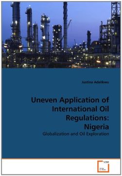 portada Uneven Application of International Oil Regulations: Nigeria: Globalization and Oil Exploration