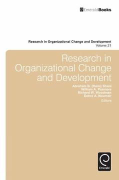 portada Research in Organizational Change and Development (Research in Organizational Change and Development, 21) (en Inglés)