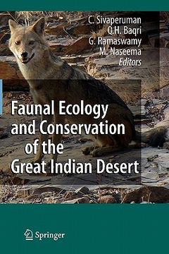 portada faunal ecology and conservation of the great indian desert