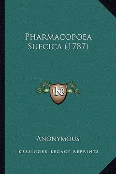 portada Pharmacopoea Suecica (1787) (en Latin)