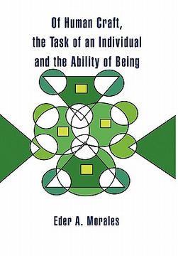 portada of human craft, the task of an individual and the ability of being (en Inglés)