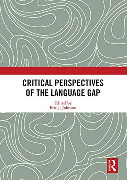portada Critical Perspectives of the Language Gap (en Inglés)