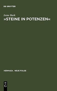 portada Steine in Potenzen (Hermaea. Neue Folge) (in German)