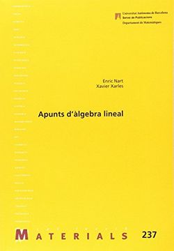 portada Apunts d'àlgebra lineal (Materials)