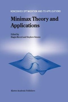 portada minimax theory and applications (en Inglés)