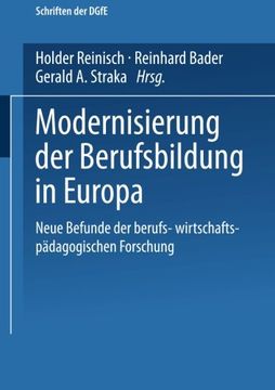 portada Modernisierung der Berufsbildung in Europa: Neue Befunde wirtschafts- und berufspädagogischer Forschung (Schriften der DGfE) (German Edition)